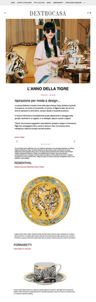 Rosenthal Zodiac riprende questo dinamico segno zodiacale con un design dello studio iShoni