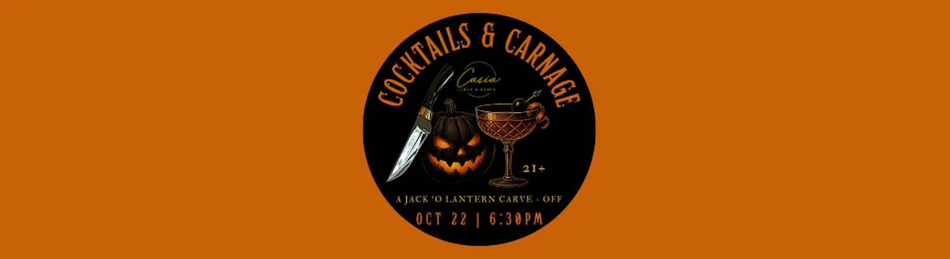 Cocktails & Carnage: A Jack-O’-Lantern Carve-Off