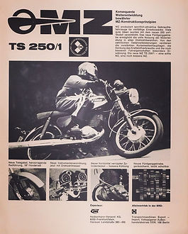 MZ Motorrad Werbung