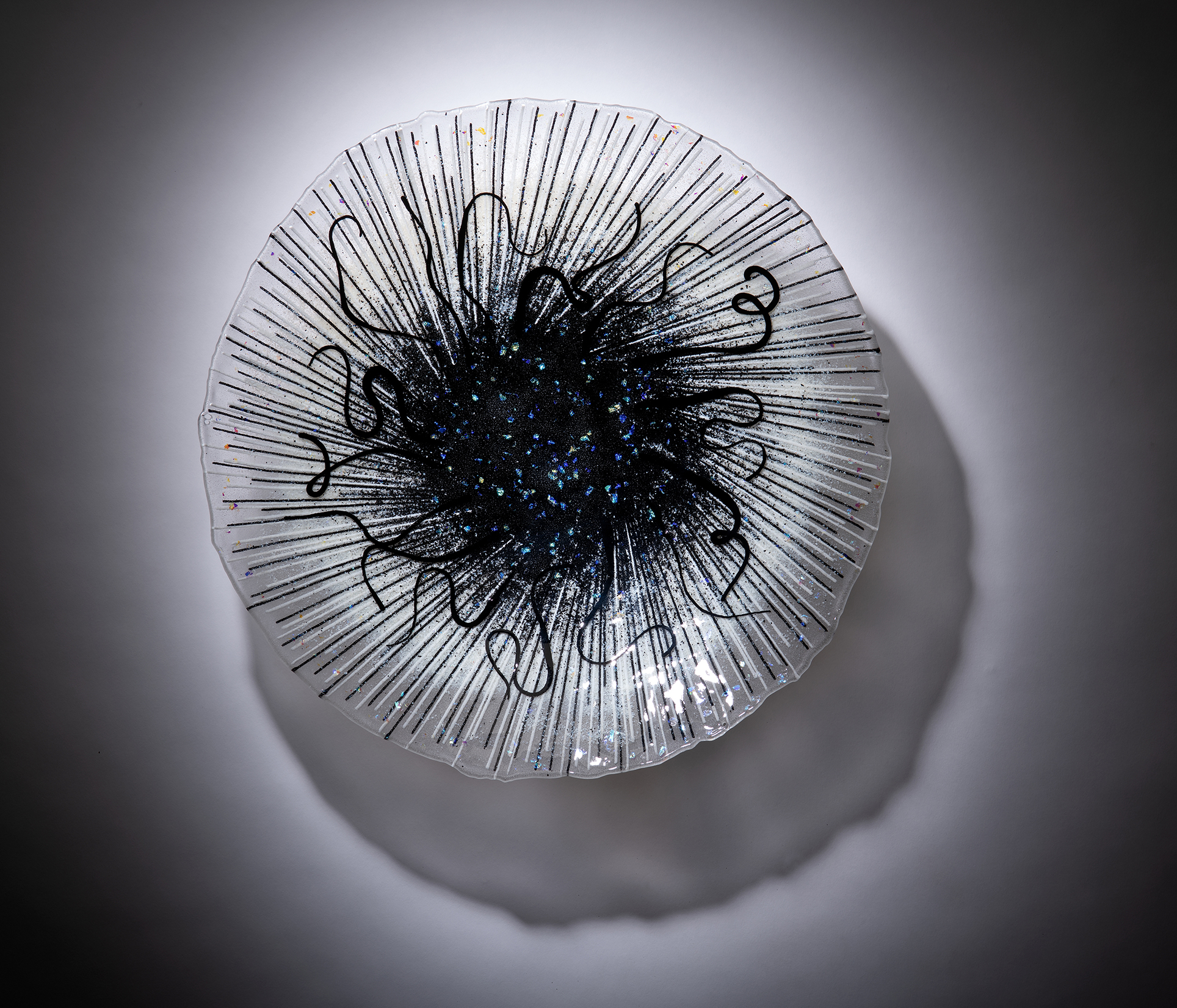 Black and White Wall Bowl