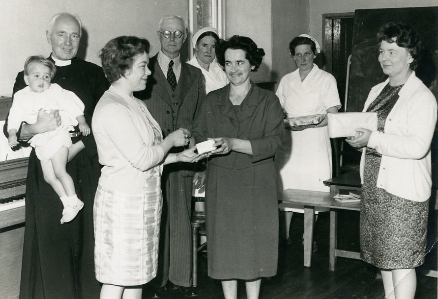 Presentation to Mrs Foster, 1964