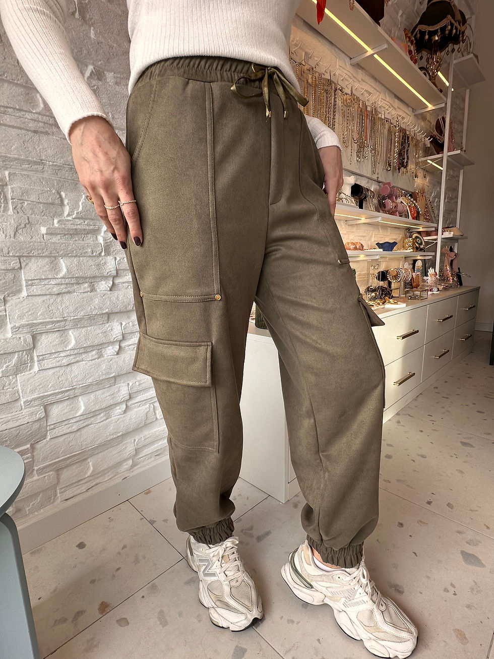 Küçük resim: Urban Flex Süet  Kargo Pantolon