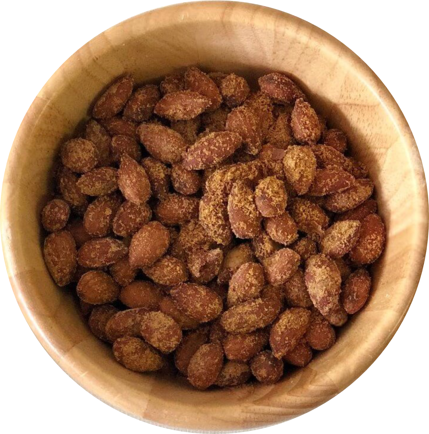 Jalapeno Cheddar almonds in bowl