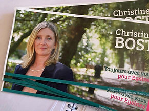 Identité visuelle de Christine Bost 2026
