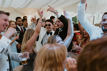 DJ Yorkshire’s set keeping the wedding dance floor full
