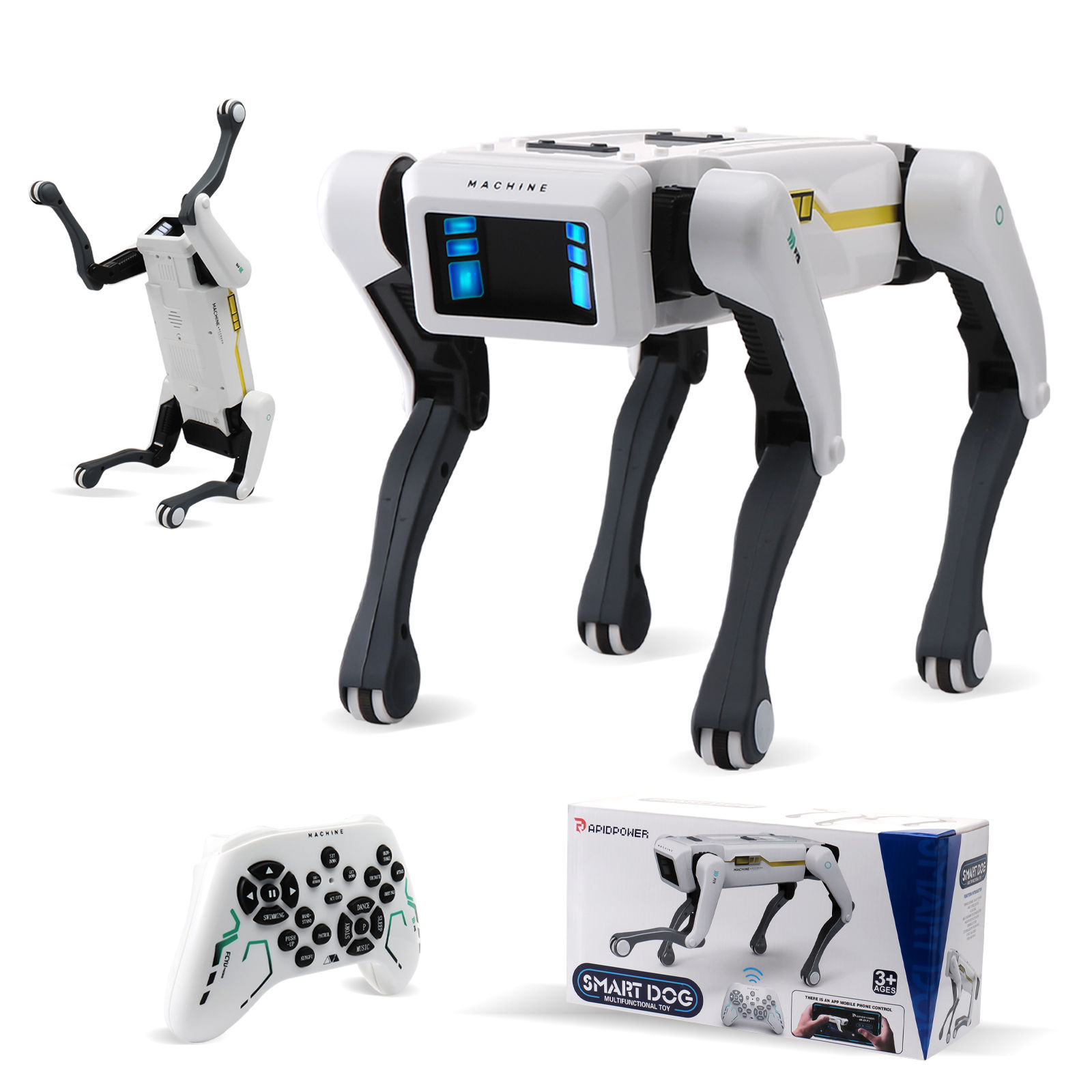 Intelligent AI RC Robot Dog Voice Dialogue APP Remote Control Programming Singin