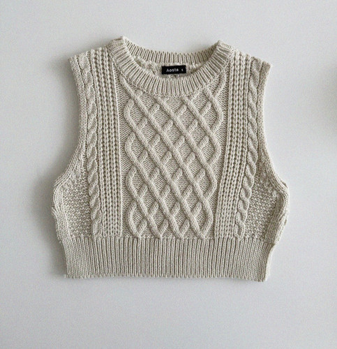 knit Vest | Petit Pois Paris