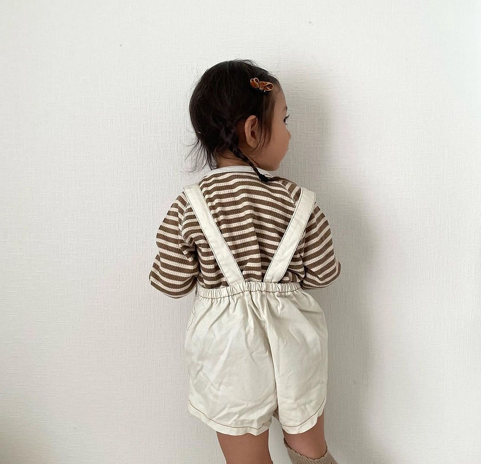 Miniature : Pantalon salopette en jean