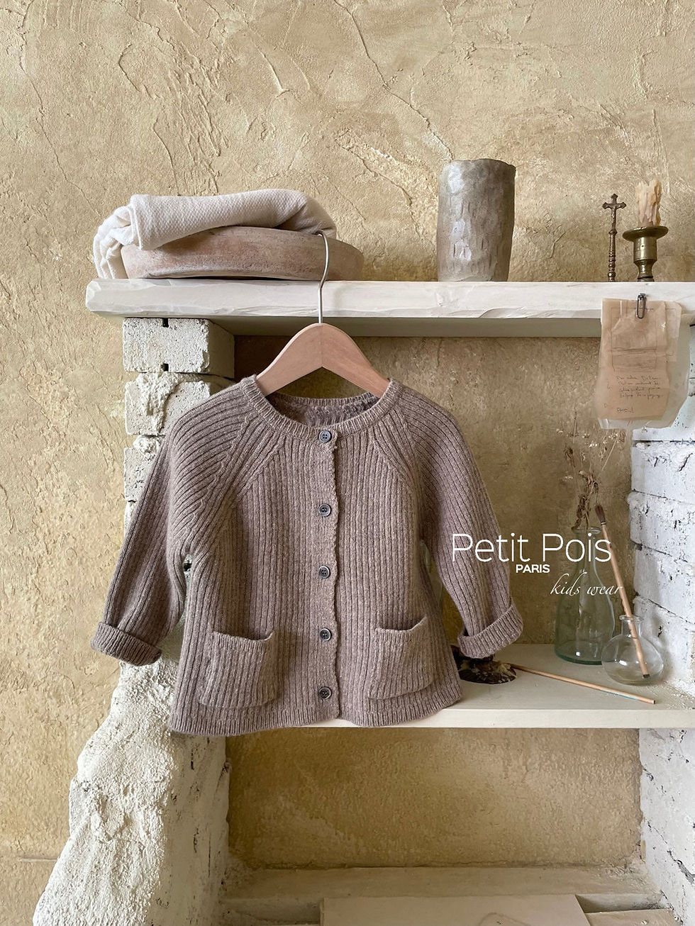 Thumbnail: Knit Wool Cardigan