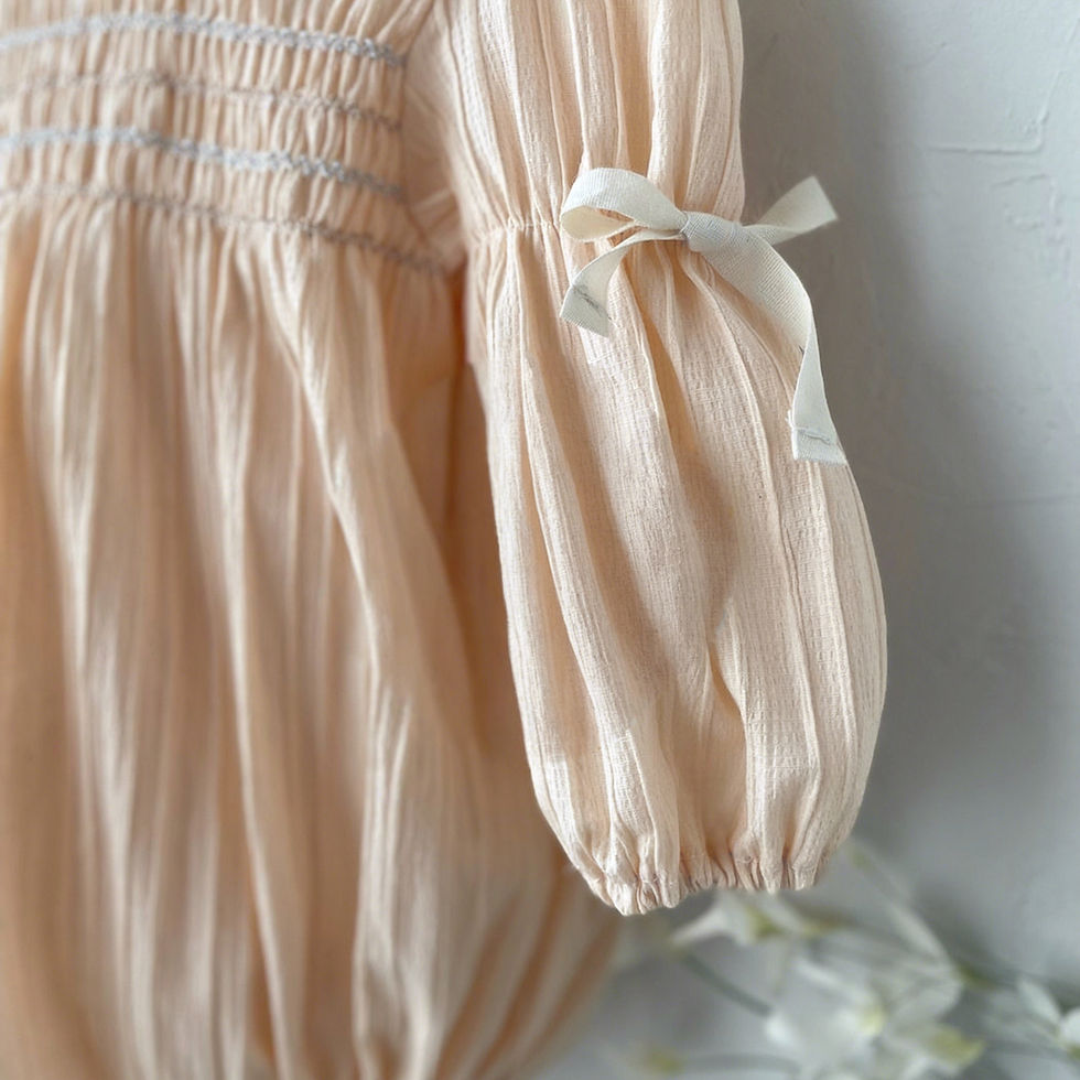 Thumbnail: Bella smocking Romper