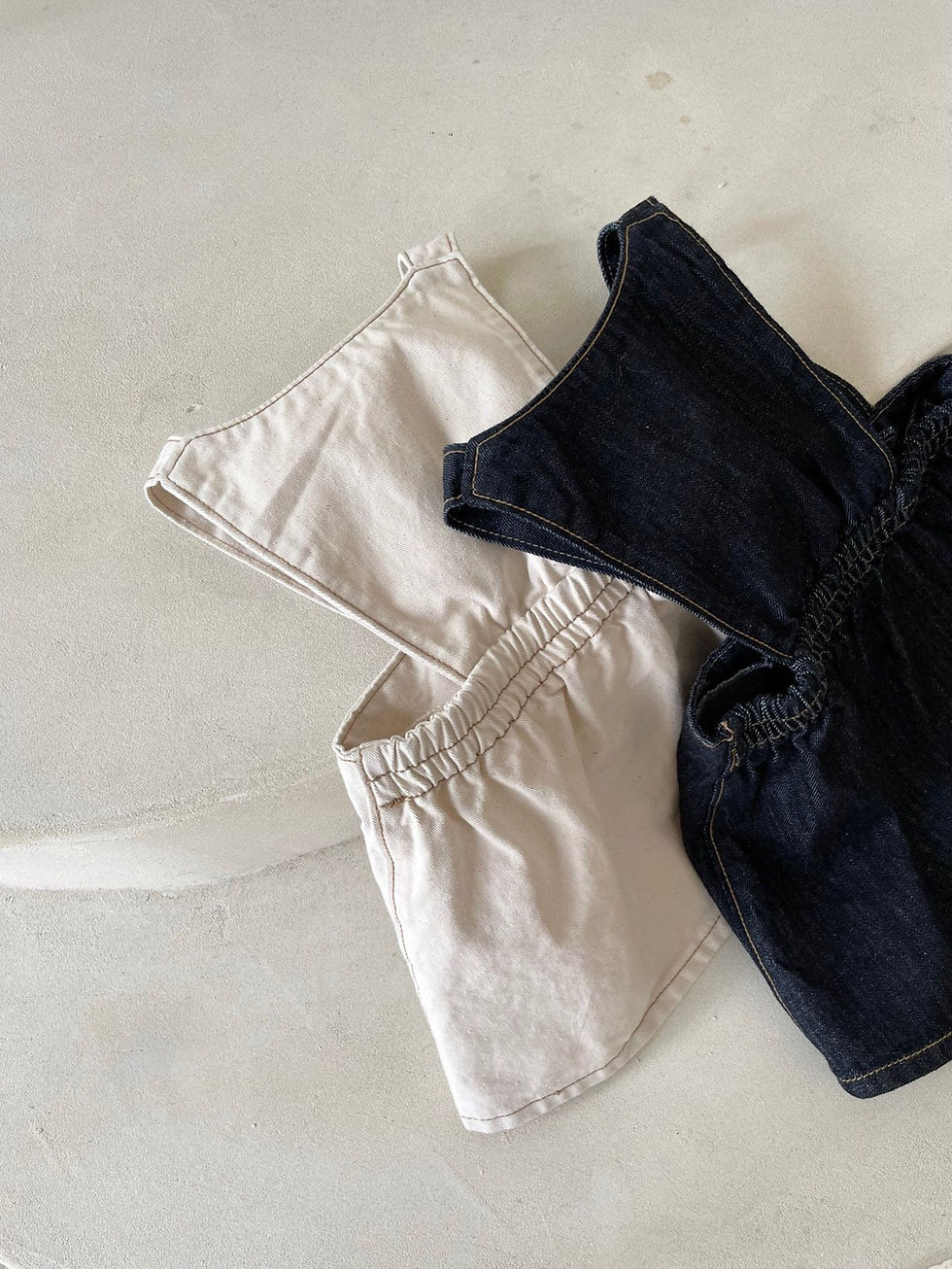 Thumbnail: Denim Dungarees Skirt