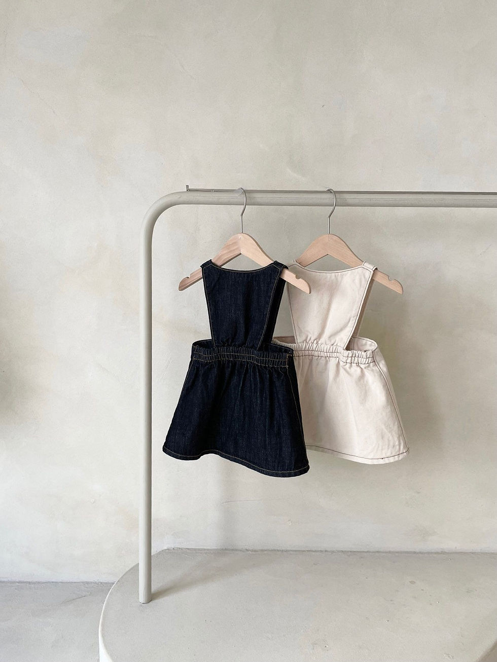 Thumbnail: Denim Dungarees Skirt