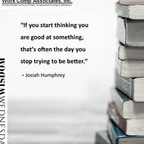 Wednesday Wisdom - August 12, 2026