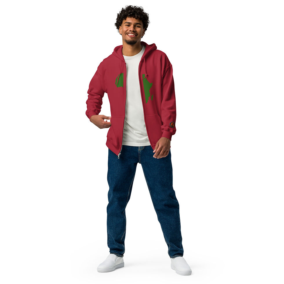 Thumbnail: Unisex Heavy Bend Zip Hoodie