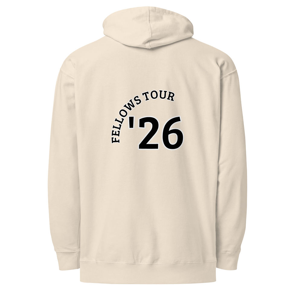 Thumbnail: Unisex Fellows Tour '26 Hoodie