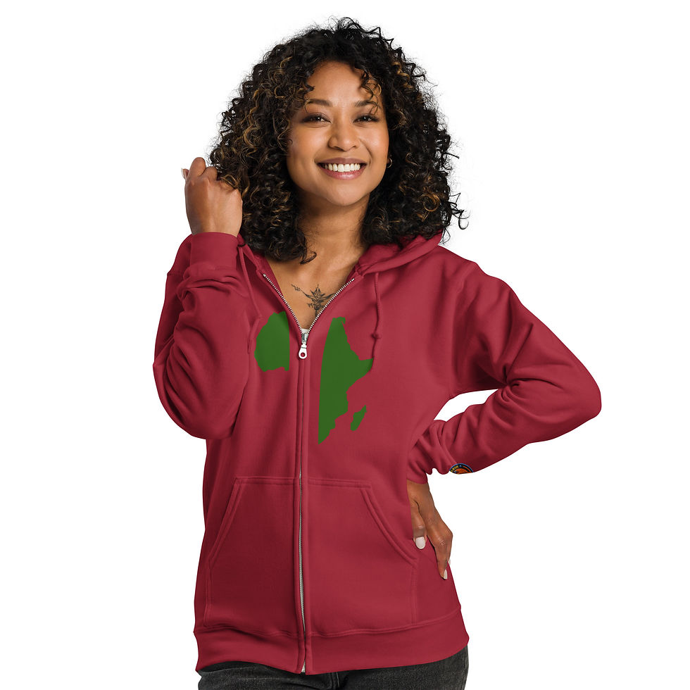 Thumbnail: Unisex Heavy Bend Zip Hoodie