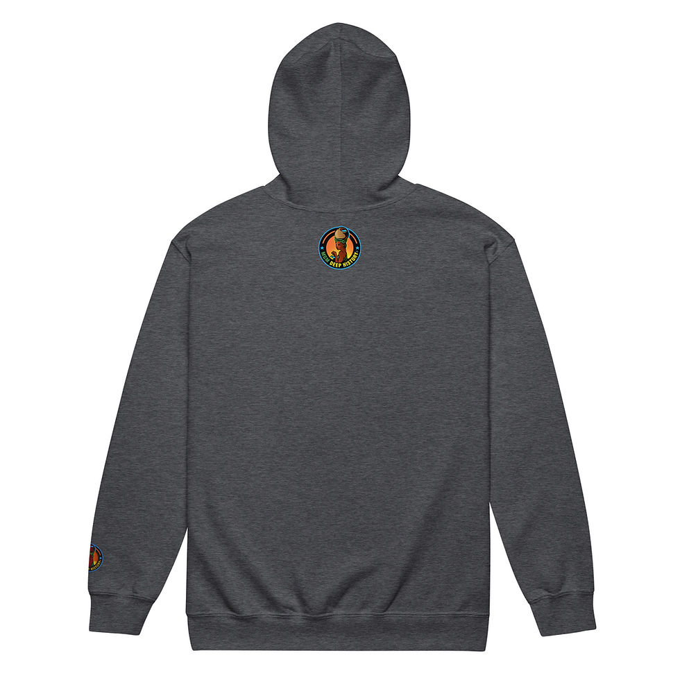 Thumbnail: Unisex Heavy Bend Zip Hoodie