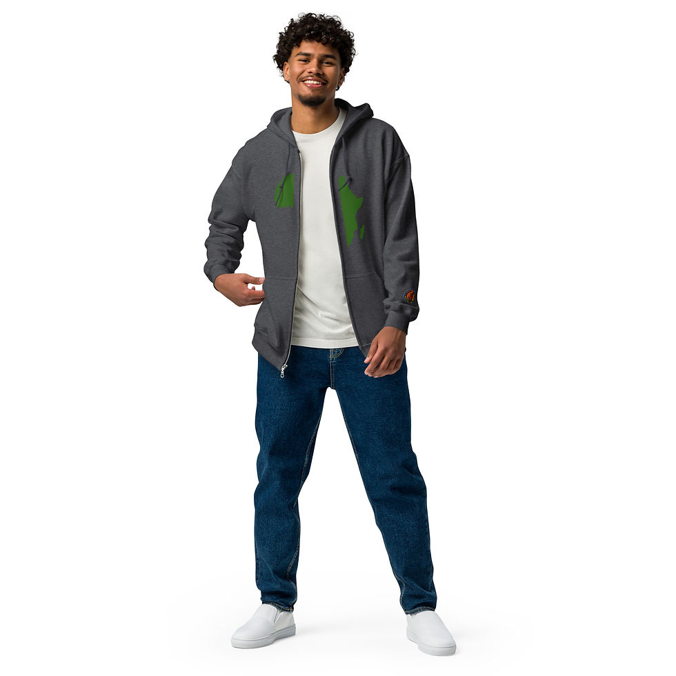 Thumbnail: Unisex Heavy Bend Zip Hoodie