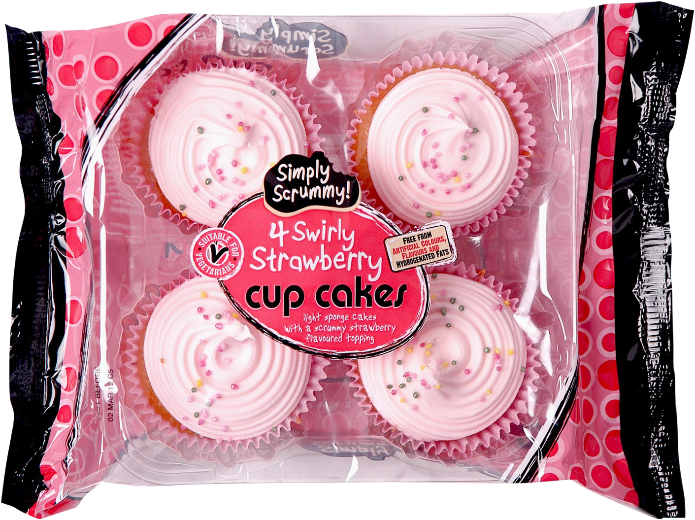 CK 024 Swirly Strawberry Cup Cakes