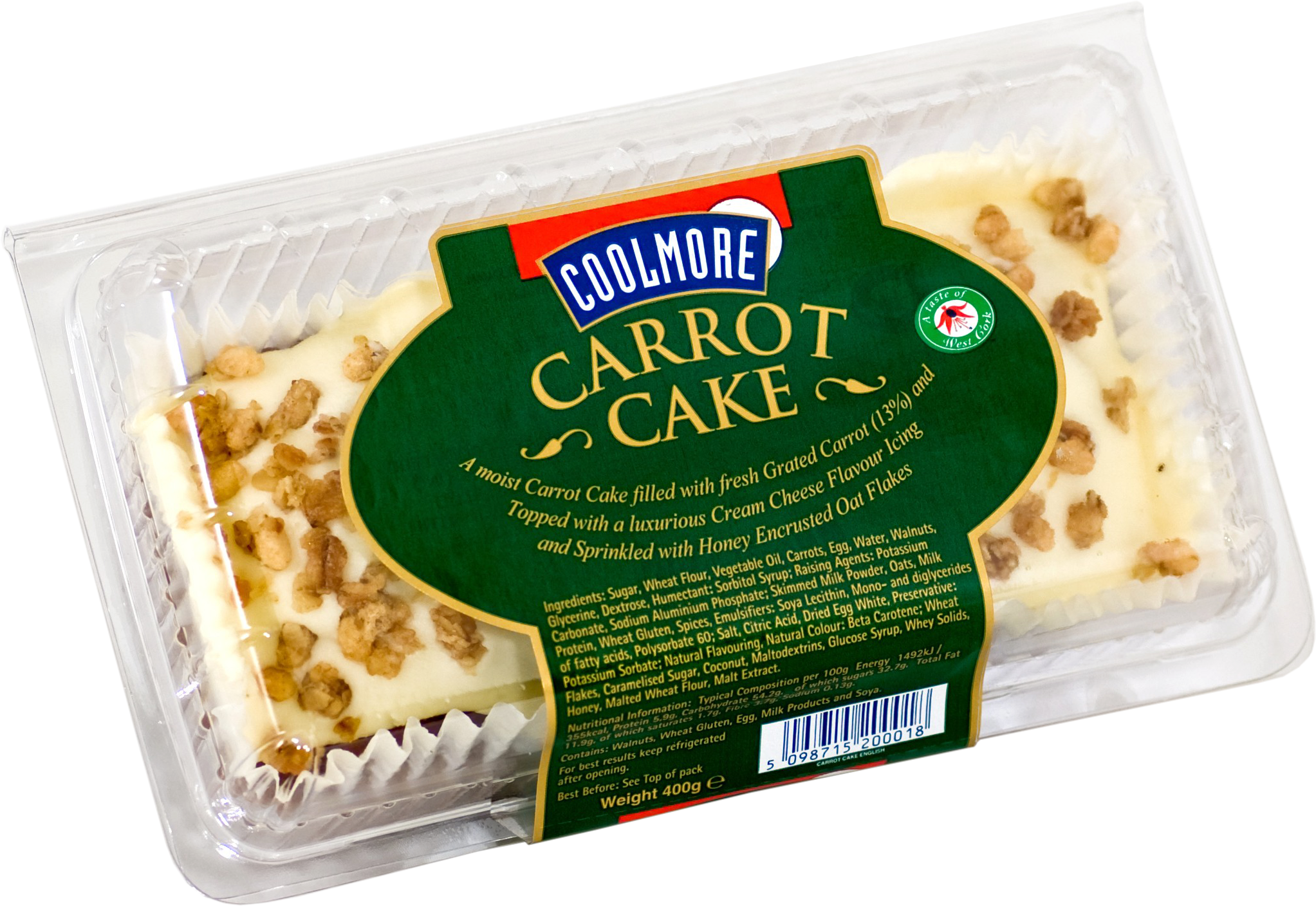 CK 121 Coolmore Iced Carrot Cake