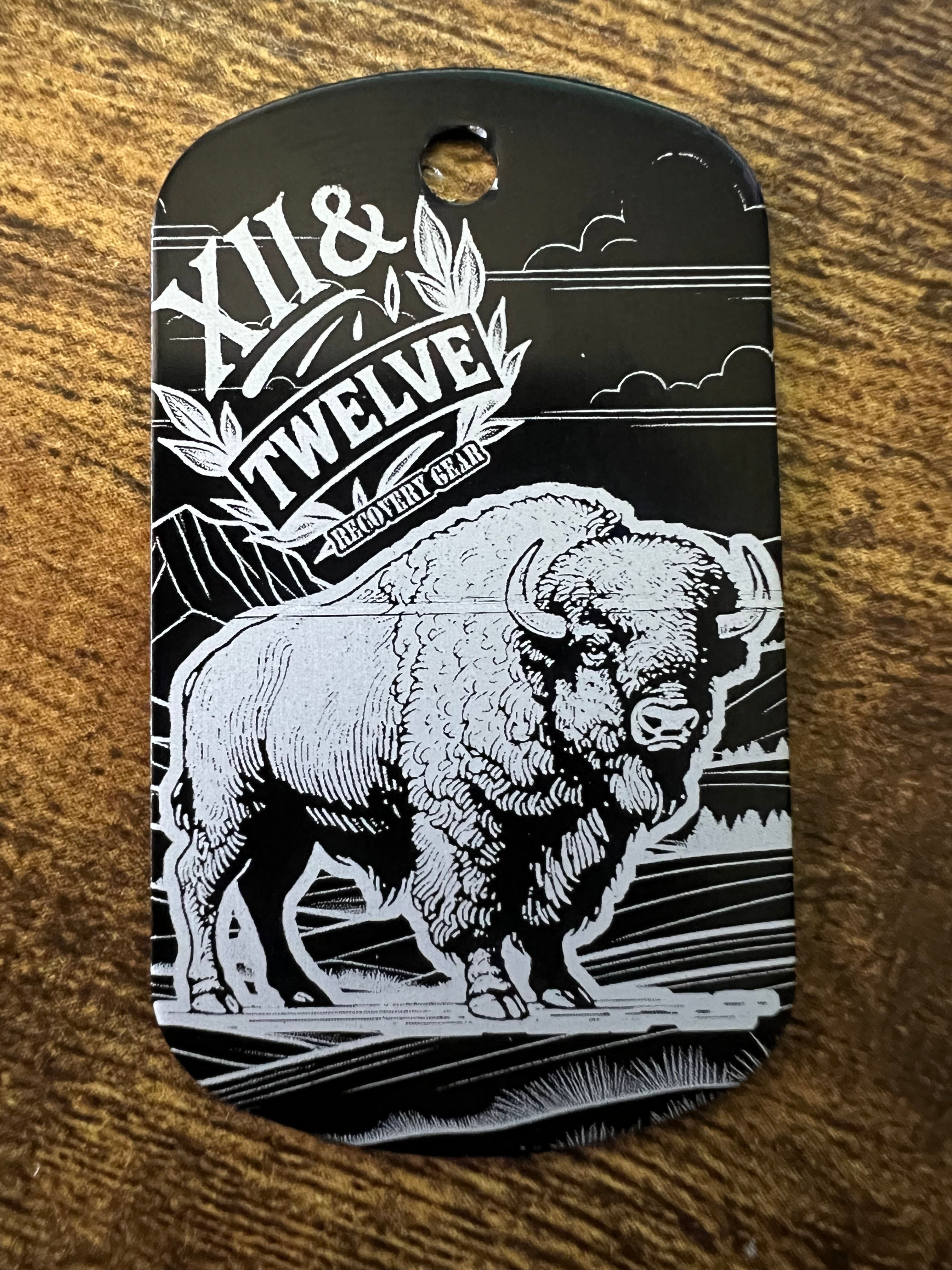 XII & Twelve Bison necklace