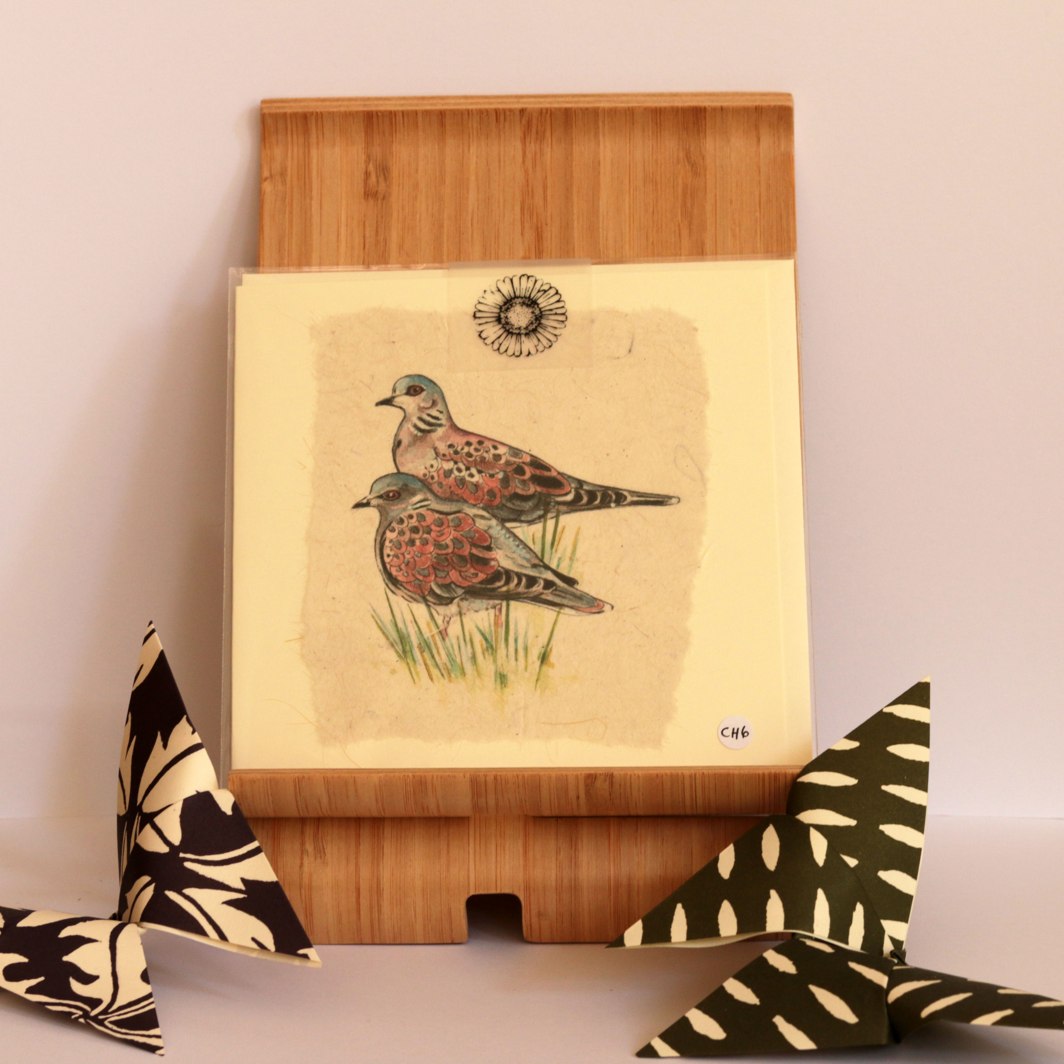 Two Turtle Doves Greetings Card