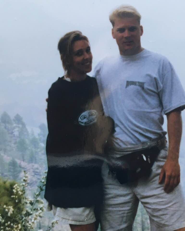 Sally and Greg in the cumbre, Gran Canaria