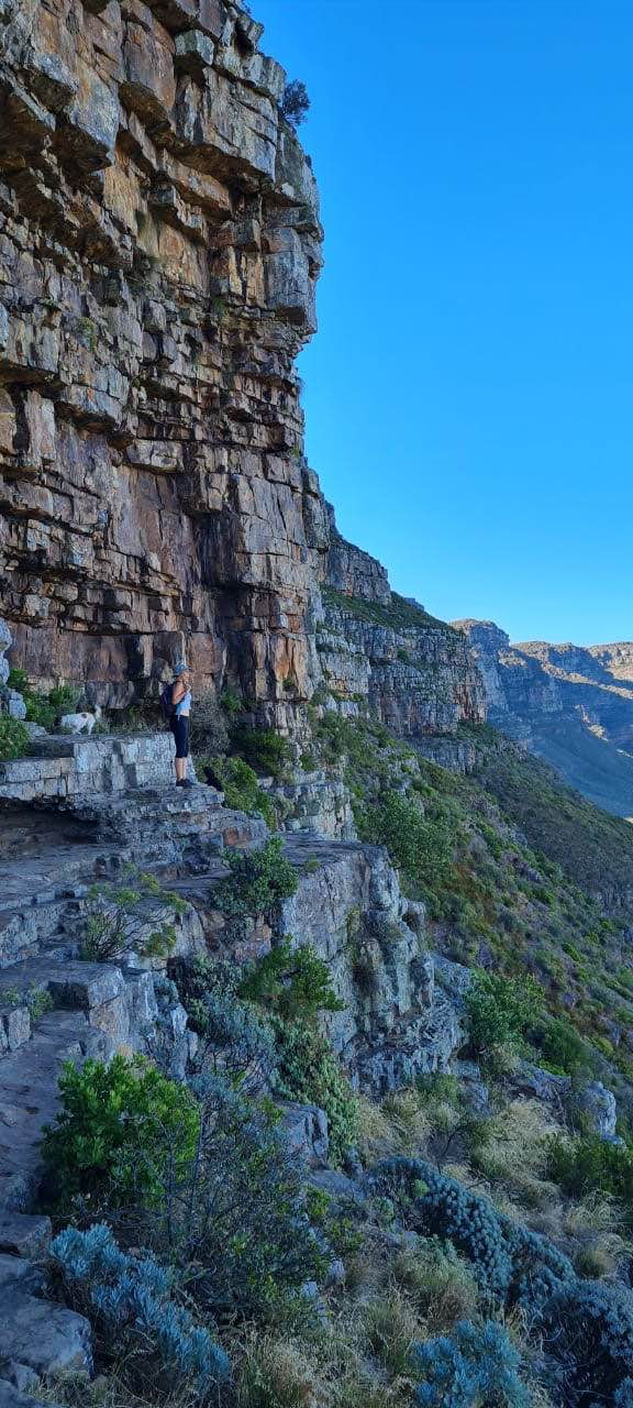 Sally and Morris on Table Mountain