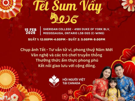 VOLUNTEER RECRUITMENT – TẾT SUM VẦY 2026 IN CANADA
