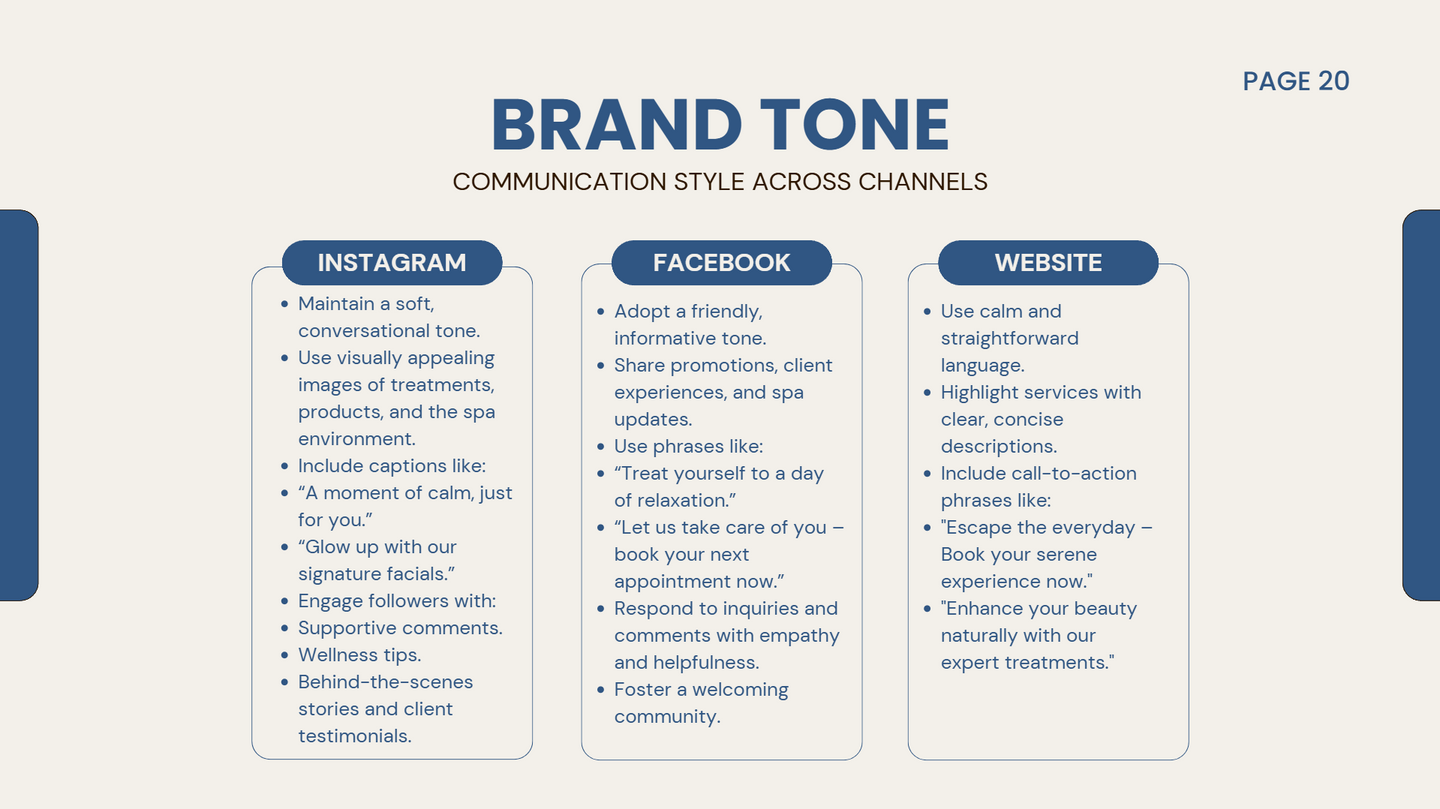 Brand Style Guide - Dayna Beauty Spa
