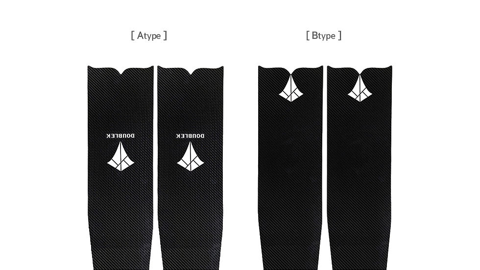 ภาพขนาดย่อ: Double K Carbon Fin Black-Tip (Black)