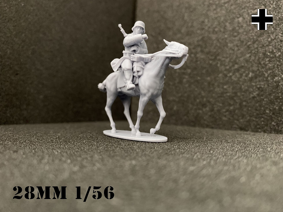 Miniature : German Winter Cavalry MmgTeam
