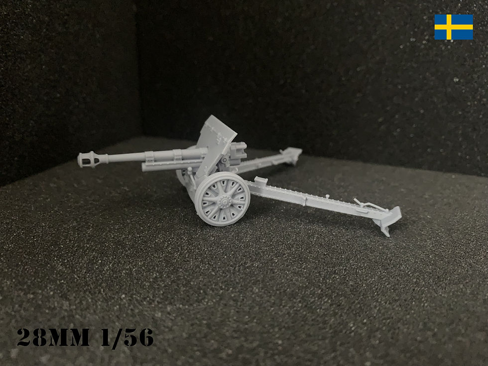 Miniature : Sweden Artillery 10.5cm Haubits m40 (option position)