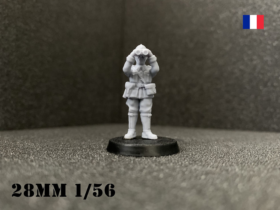 Miniature : French 2 Forward Artillery Observer 1940