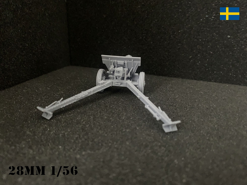 Miniature : Sweden Artillery 10.5cm Haubits m40 (option position)
