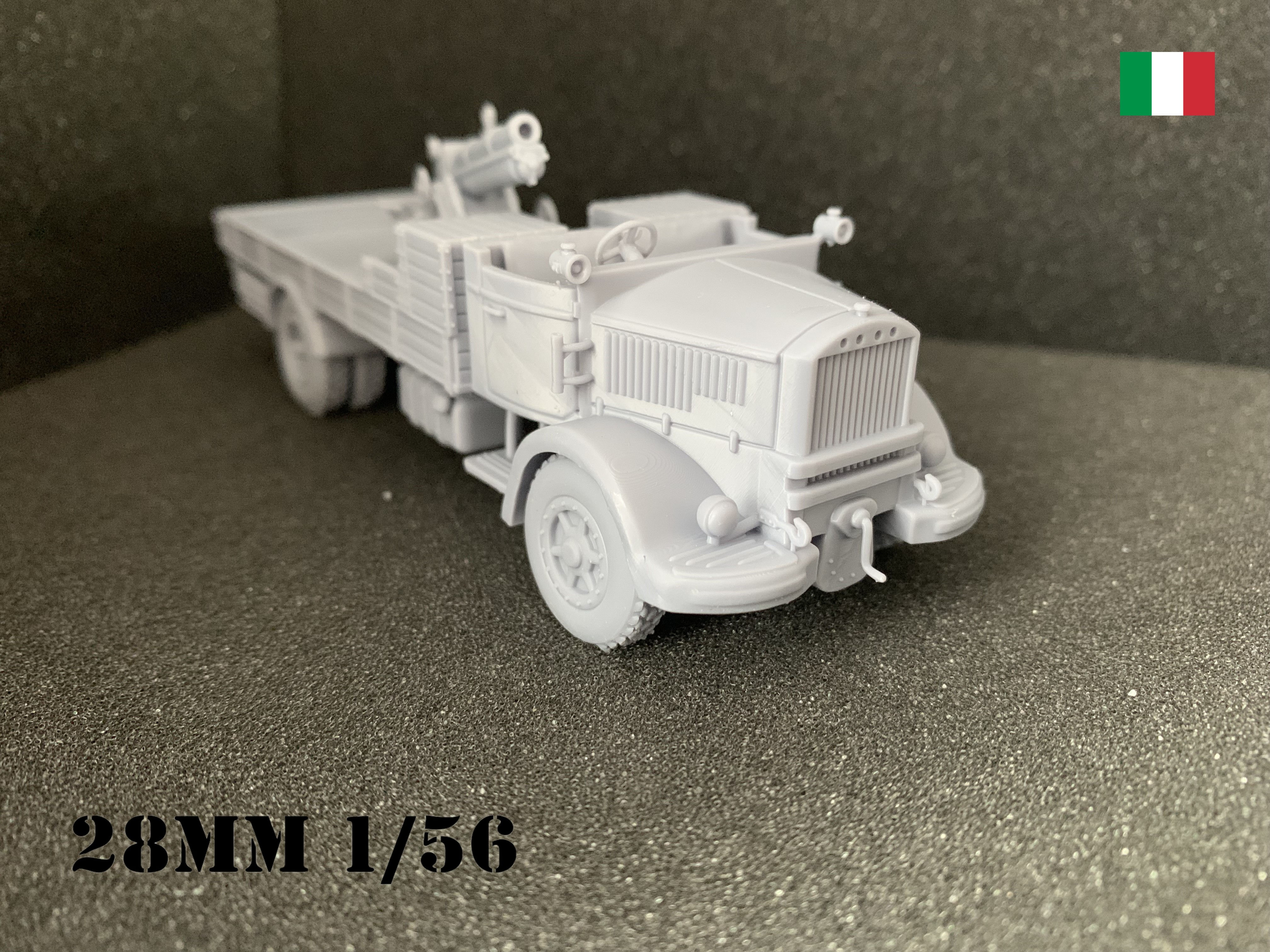 Italie Autocannone da 100-17 su Lancia 3RO