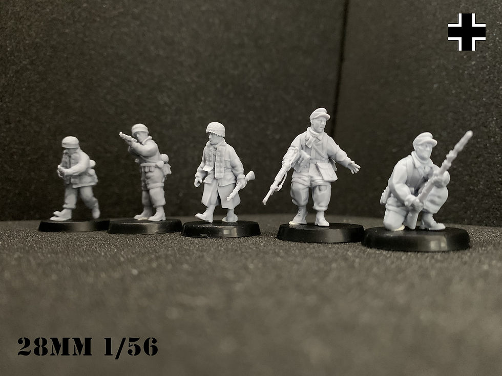 Miniature : German Fallschirmjäger Combat Squad