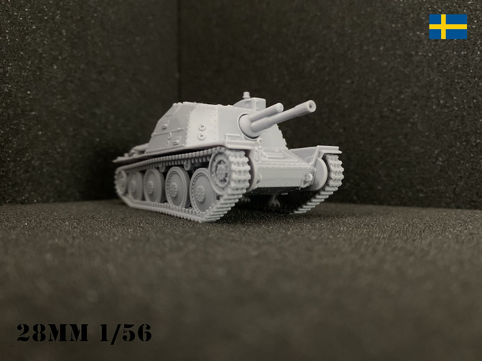 Miniature : Sweden Tank Stormartillerivagn m/43 SPG