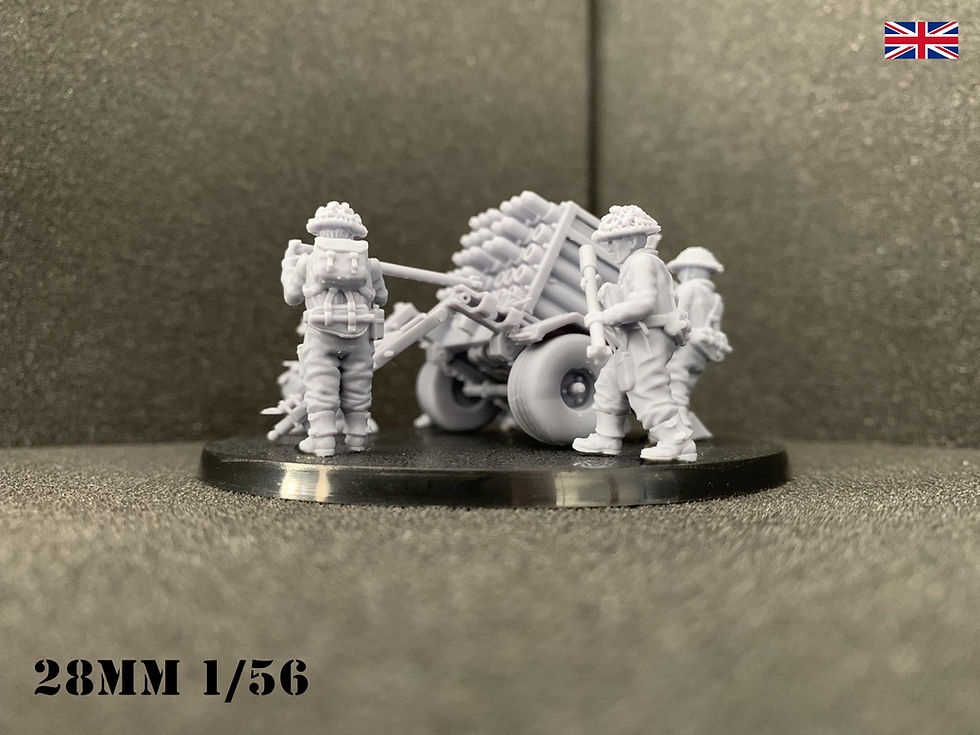 Thumbnail: British Army Land Mattress Artillery
