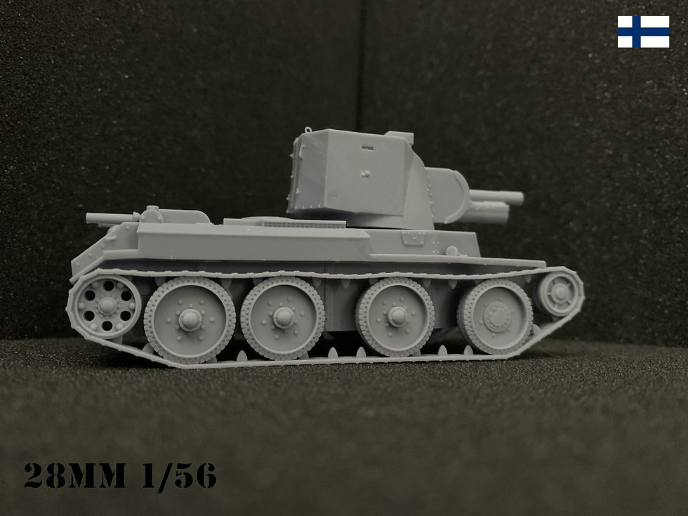 Thumbnail: Finnish Tank BT-42  with Assault Gun 114mm
