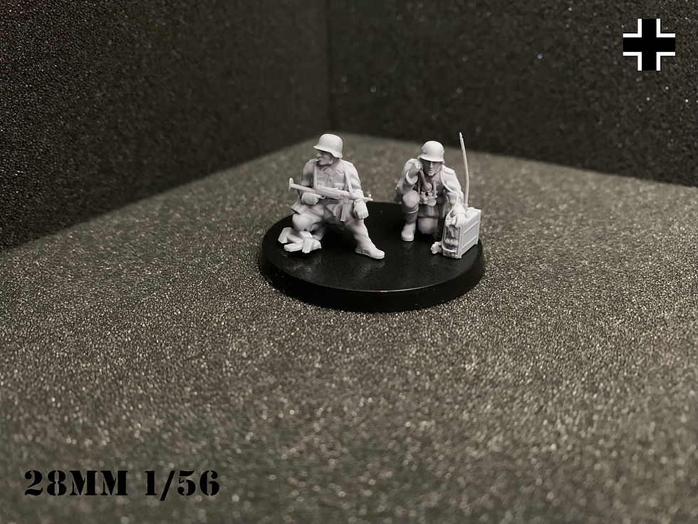 Miniature : German Forward Observer Team collection From Meuse to Volga