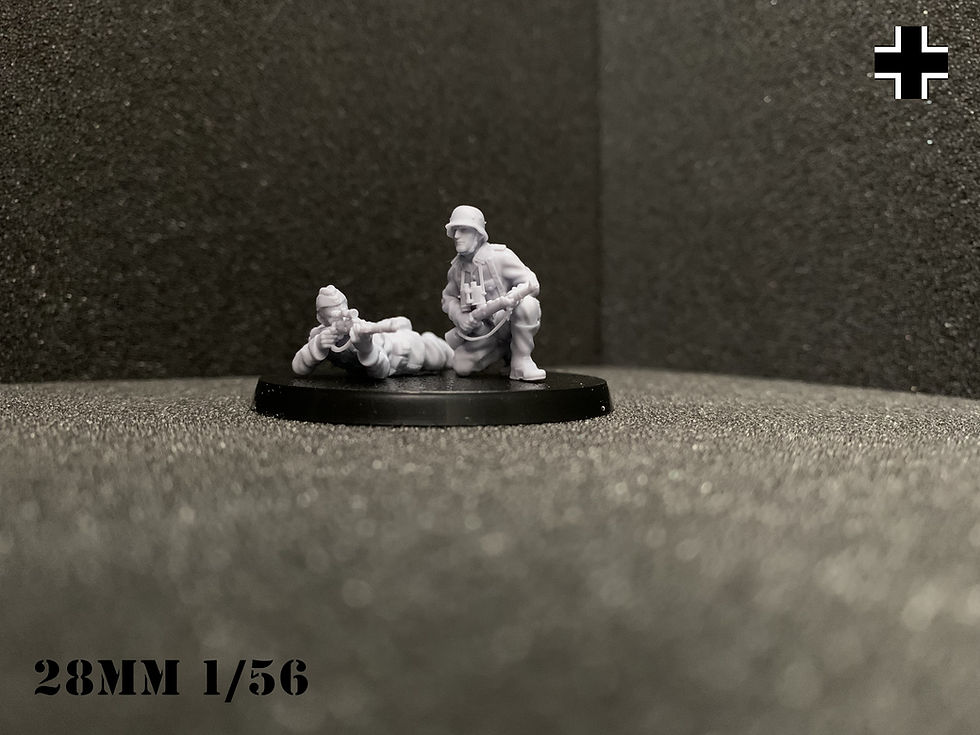 Miniature : German Sniper Team 1  collection From Meuse to Volga
