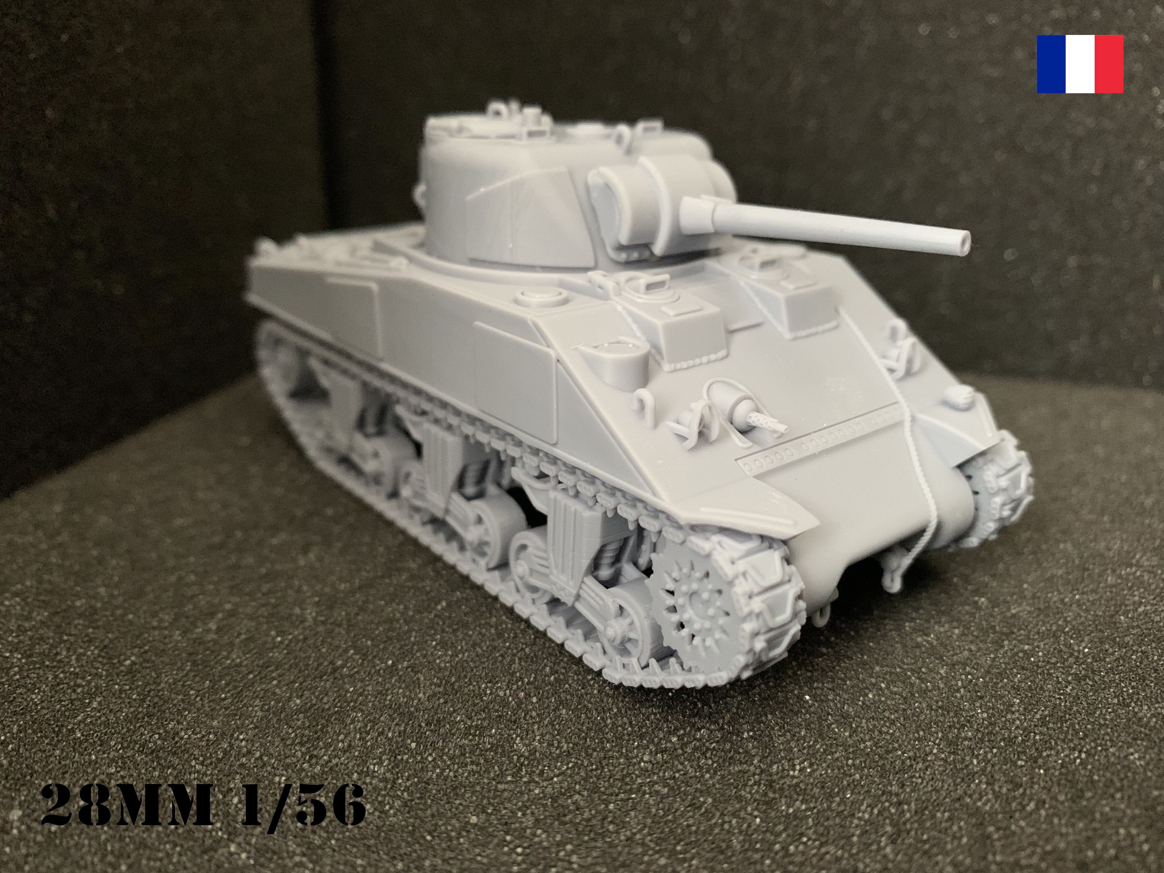 French Tank Sherman M4A2 FFL