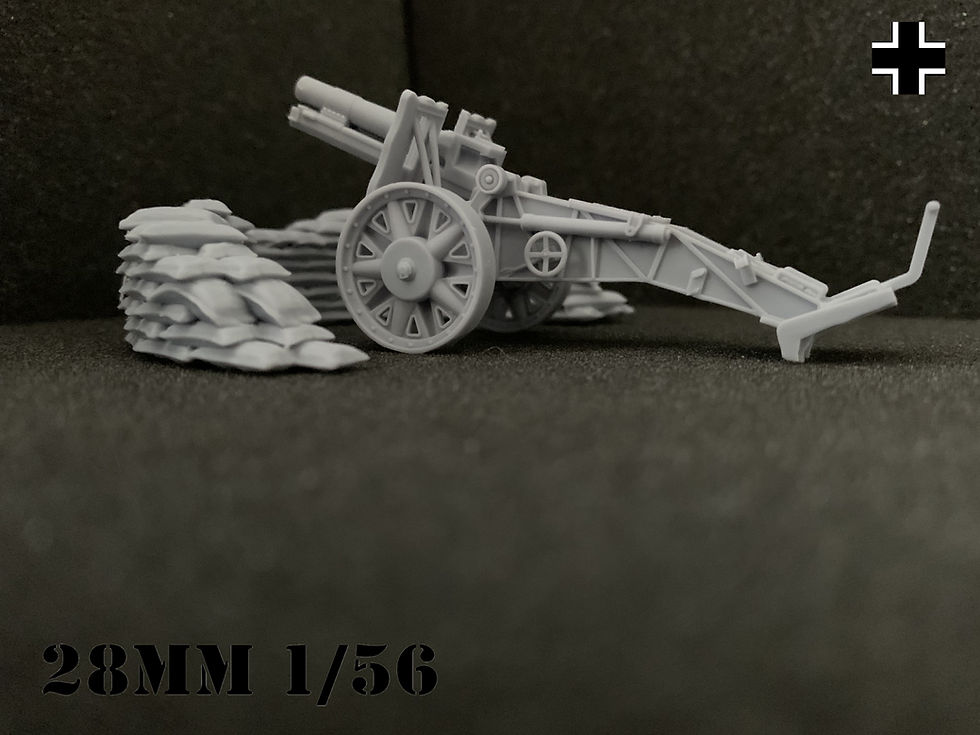 Miniature : German Artillerie 15cm s.IG.33 Infantry Gun
