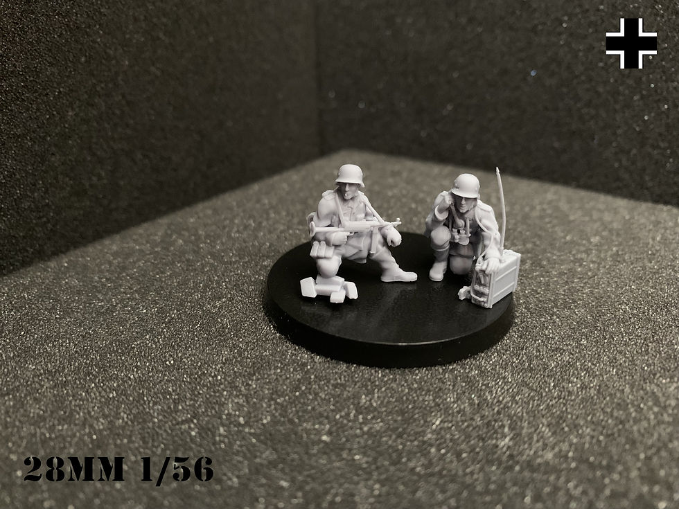 Miniature : German Forward Observer Team collection From Meuse to Volga