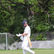 Kieran Bradley heads out to bat at Meadvale Road