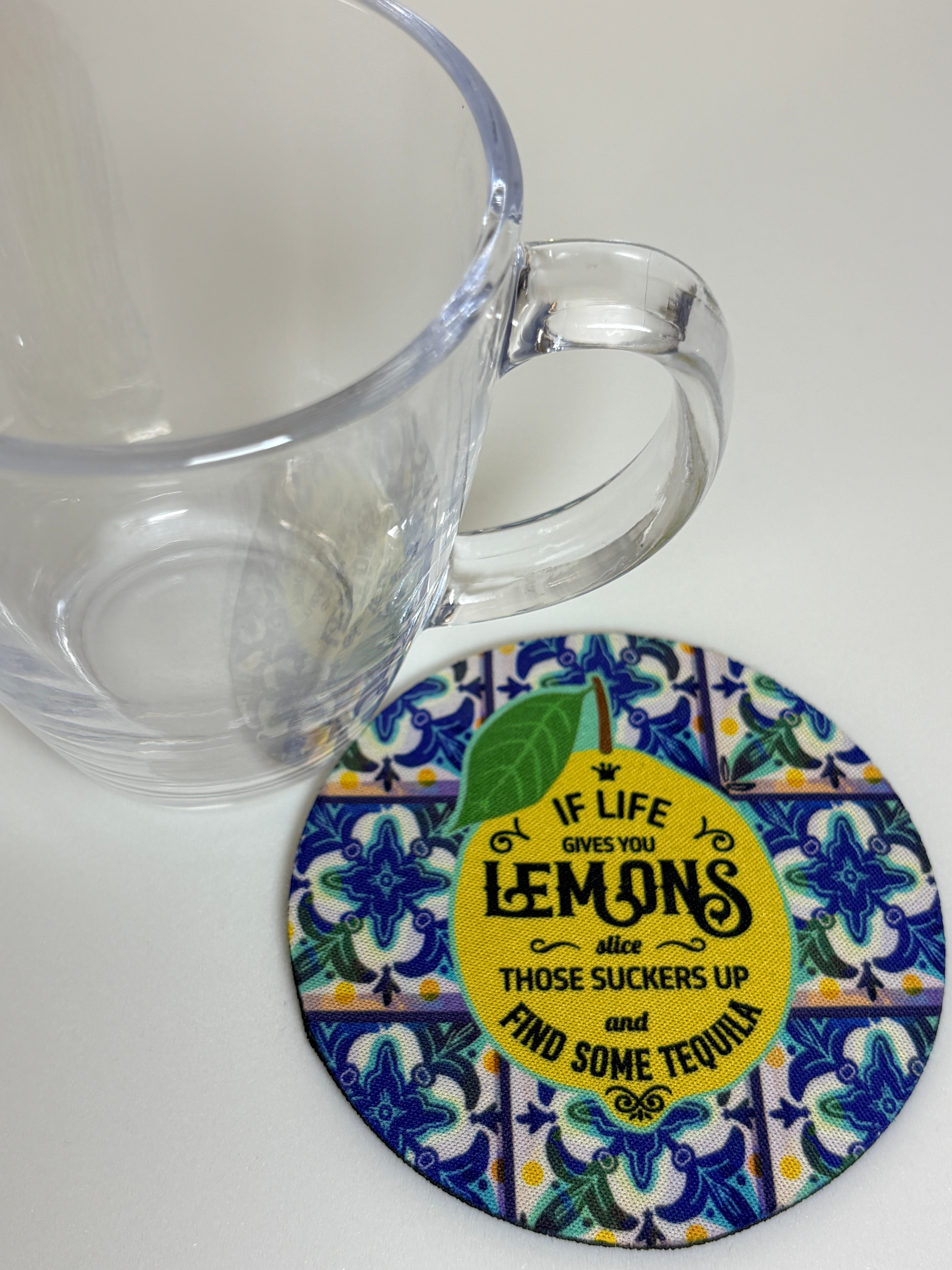 Lemons Coasters - Set of 4