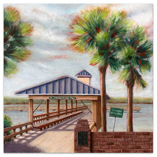 St Simons Island Pier
acrylic painting 