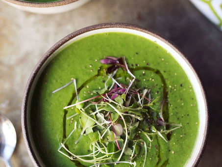 Sweet Fennel & Spinach Soup