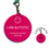 Thumbnail: Customisable Lanyard Pendant for Autism, ADHD and Hidden Disabilities - Pink